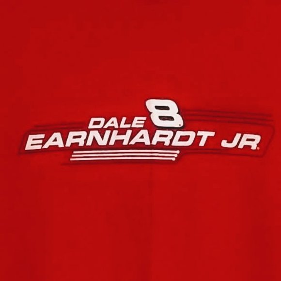 Vintage Winners Circle Tee Shirt‎ NASCAR Dale Earnhardt Jr. Red Size Large - Picture 4 of 6